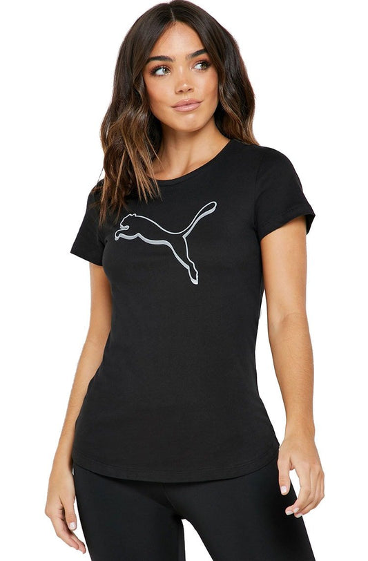 Camiseta Puma Athletics Feminina Preto - NewSkull
