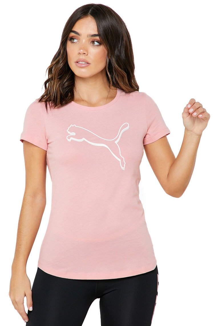 Camiseta Puma Athletics Feminina Rosa - NewSkull
