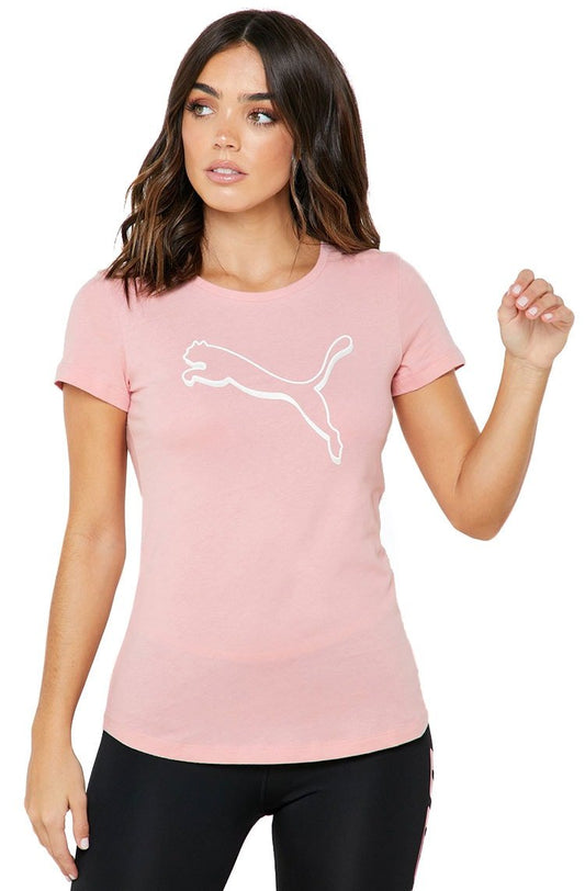 Camiseta Puma Athletics Feminina Rosa - NewSkull