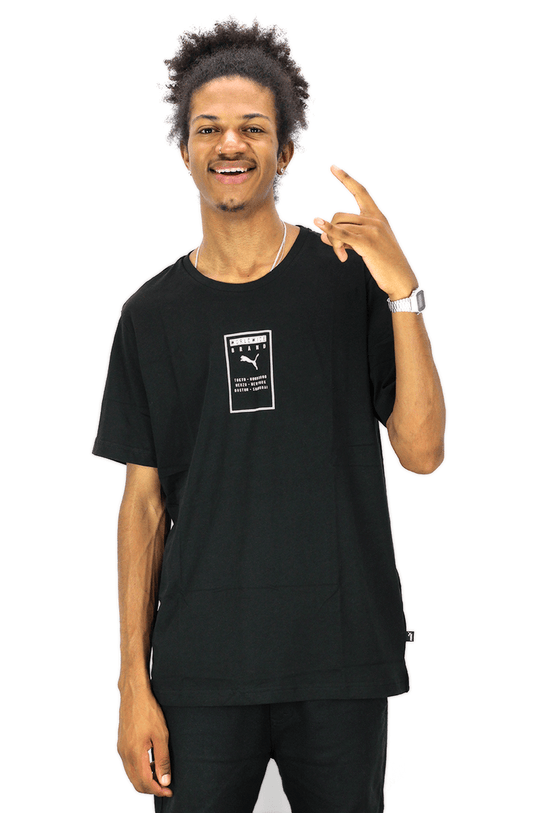 CAMISETA PUMA BRAND PLACED PRETA - NewSkull