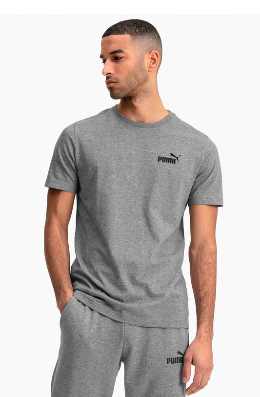 CAMISETA PUMA ESS MINI LOGO CINZA - NewSkull