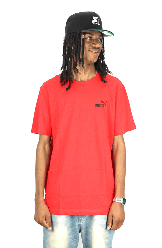 CAMISETA PUMA ESS MINI LOGO VERMELHO - NewSkull