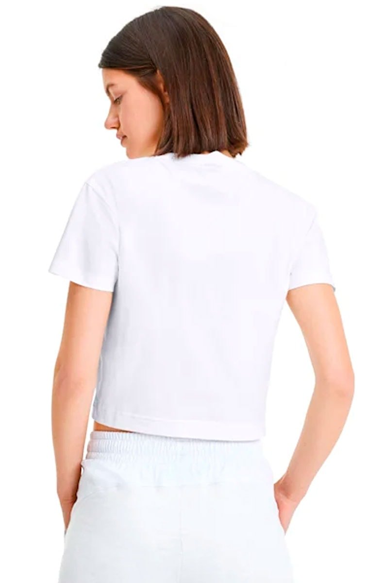 Camiseta Puma Nu - Tility Fitted Cropped Feminina Branca - NewSkull