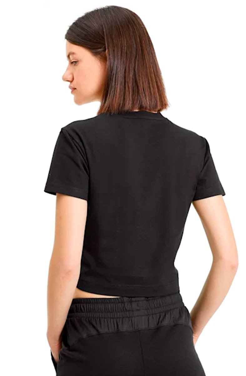 Camiseta Puma Nu - Tility Fitted Cropped Feminina Preta - NewSkull