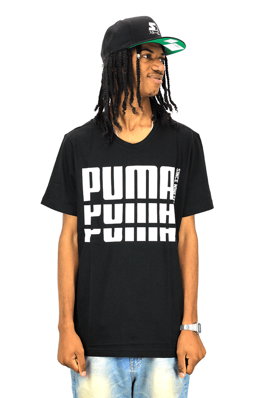 CAMISETA PUMA REBEL BOLD BASIC PRETA - NewSkull