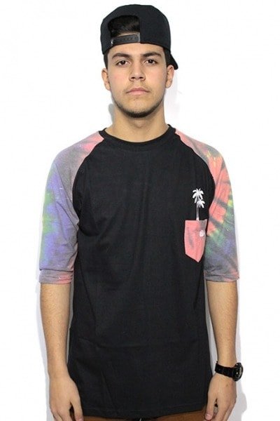 Camiseta Raglan Live Skateboards Tree - NewSkull