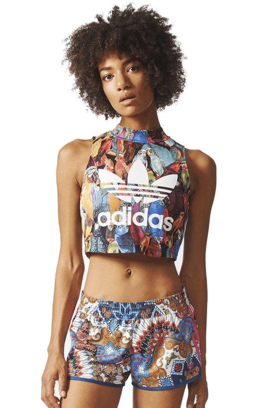 Camiseta Regata Adidas x Farm Passaredo Feminina - NewSkull