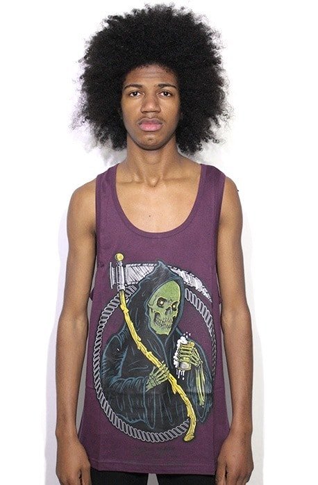 Camiseta Regata Blunt Death Skull Bordo - NewSkull