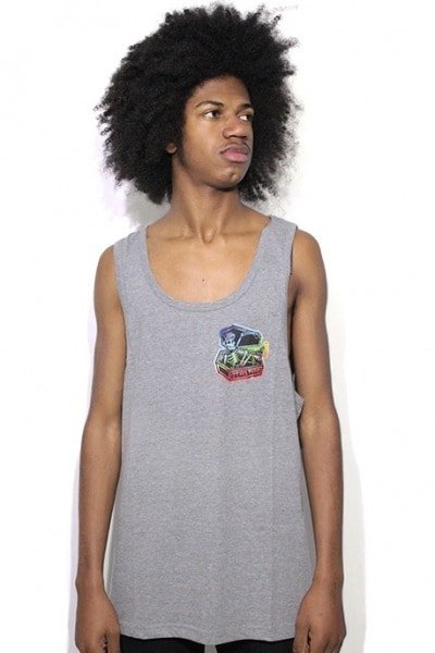 Camiseta Regata Blunt Stay Dead Cinza - NewSkull
