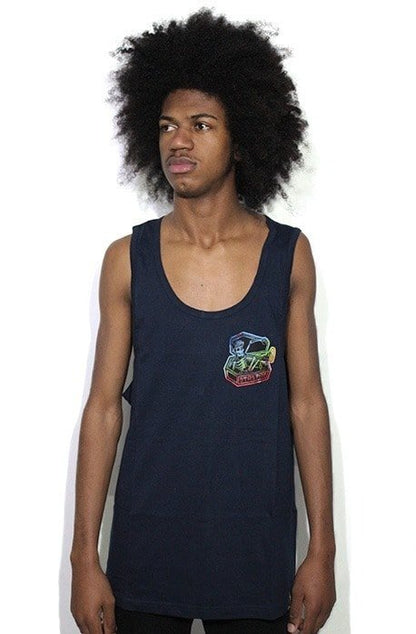 Camiseta Regata Blunt Stay Dead Marinho - NewSkull