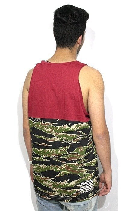 Camiseta Regata Thug Nine Bordeaux 09 Vermelho - NewSkull