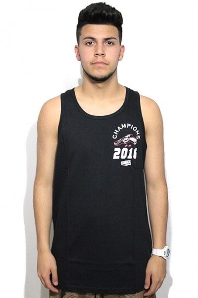 Camiseta Regata Thug Nine Champions Preta - NewSkull