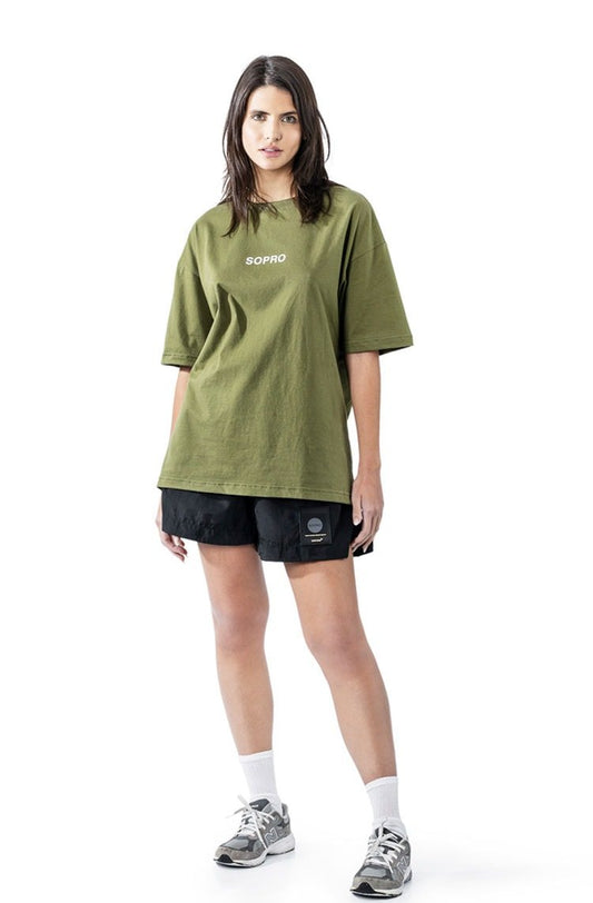 Camiseta Sopro Composition Tee Verde/Branco - NewSkull