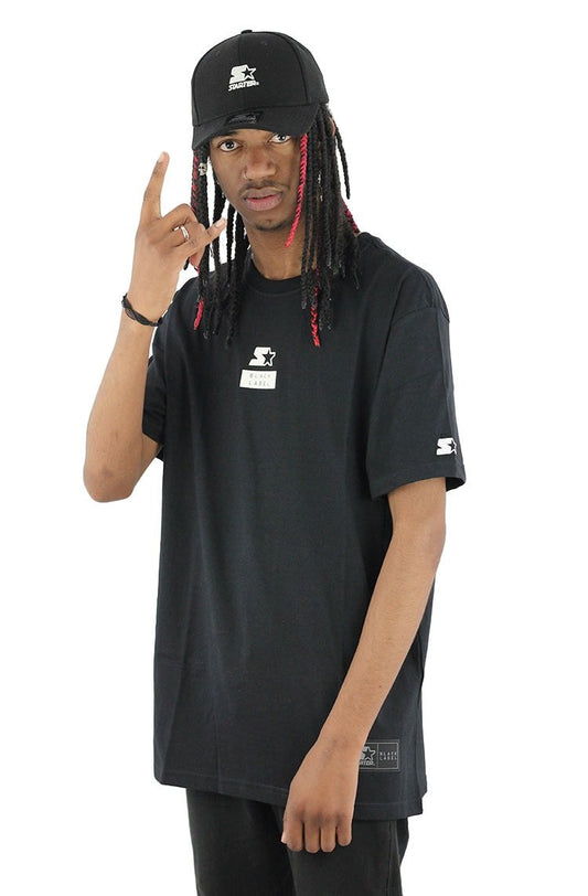 Camiseta Starter Balck White Preta - NewSkull