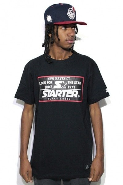 Camiseta Starter Black Label NHC Preta - NewSkull