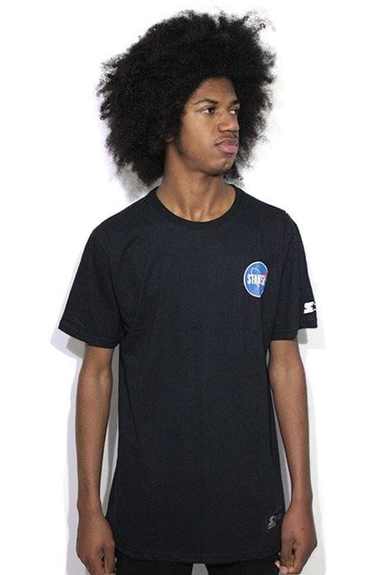 Camiseta Starter Black Label Space preta - NewSkull