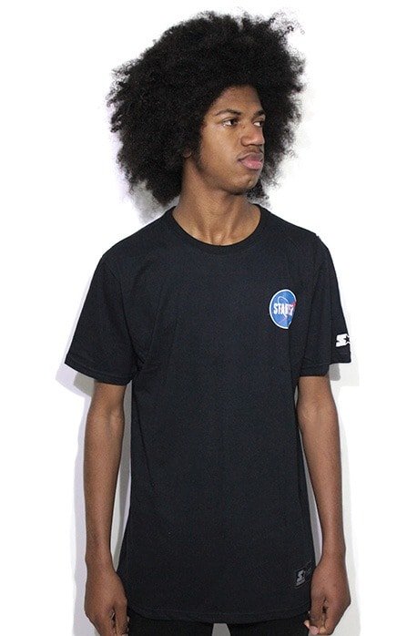 Camiseta Starter Black Label Space preta - NewSkull