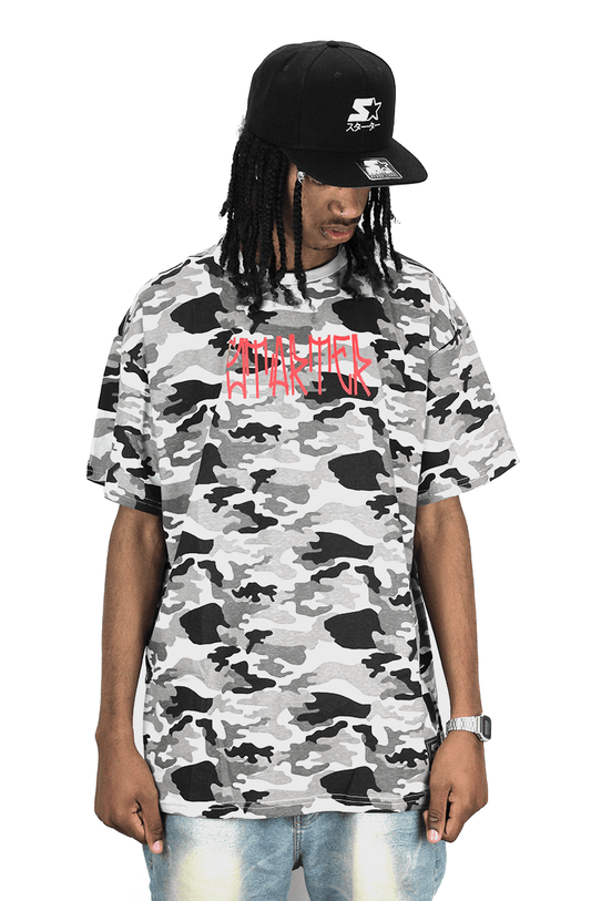 CAMISETA STARTER CAMO PIXO EXTRA CINZA - NewSkull