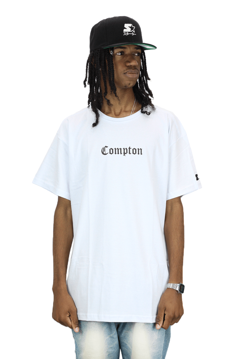 CAMISETA STARTER COMPTON BASIC EXTRA BRANCA - NewSkull