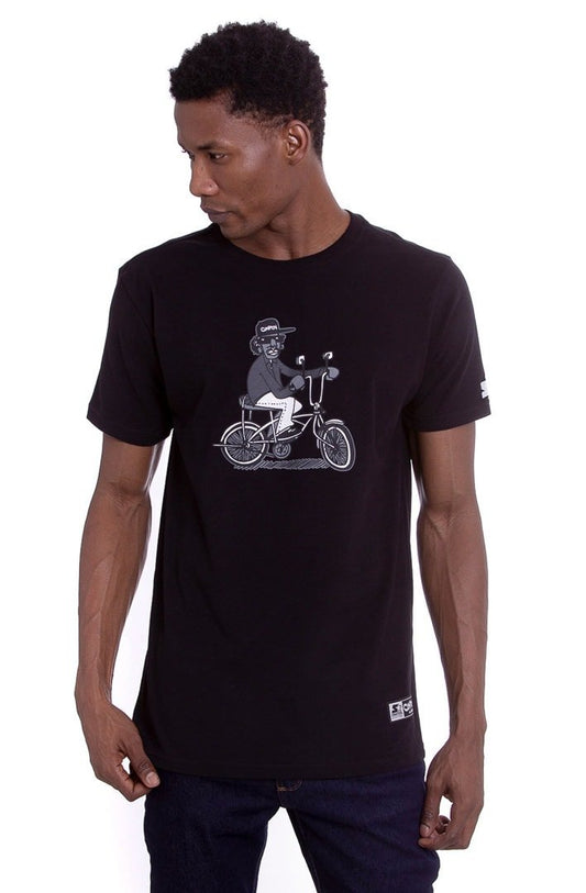 Camiseta STARTER Compton Bike Preta - NewSkull