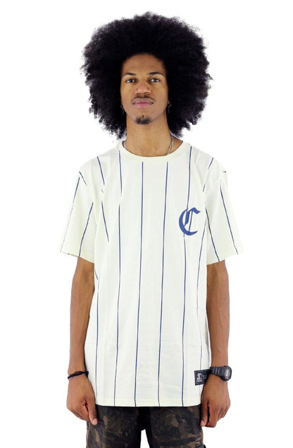 Camiseta Starter Compton Listra Bege - NewSkull
