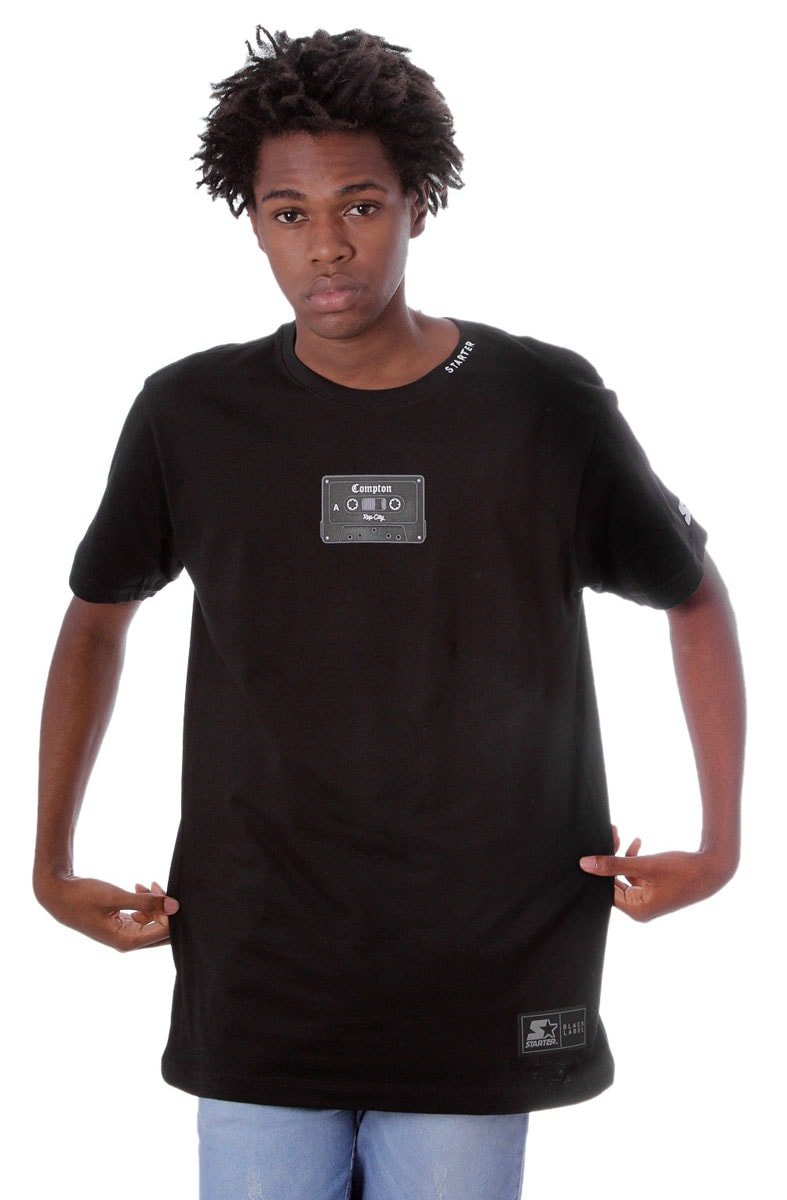 Camiseta STARTER Compton Preta - NewSkull