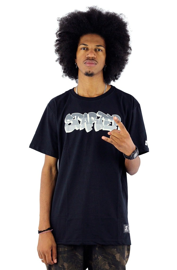 Camiseta Starter Graffiti Preta - NewSkull