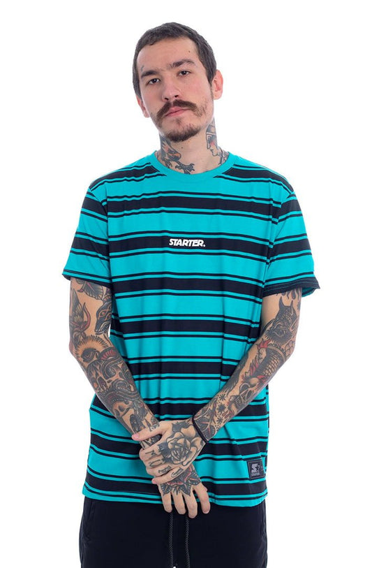 Camiseta STARTER Listrada Verde/Preta - NewSkull