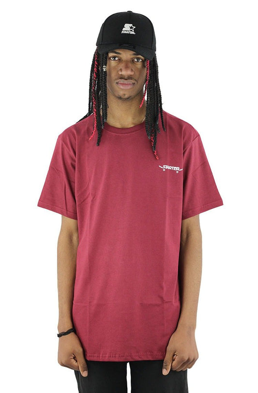 Camiseta Starter Logo Sakate Basic Bordo - NewSkull