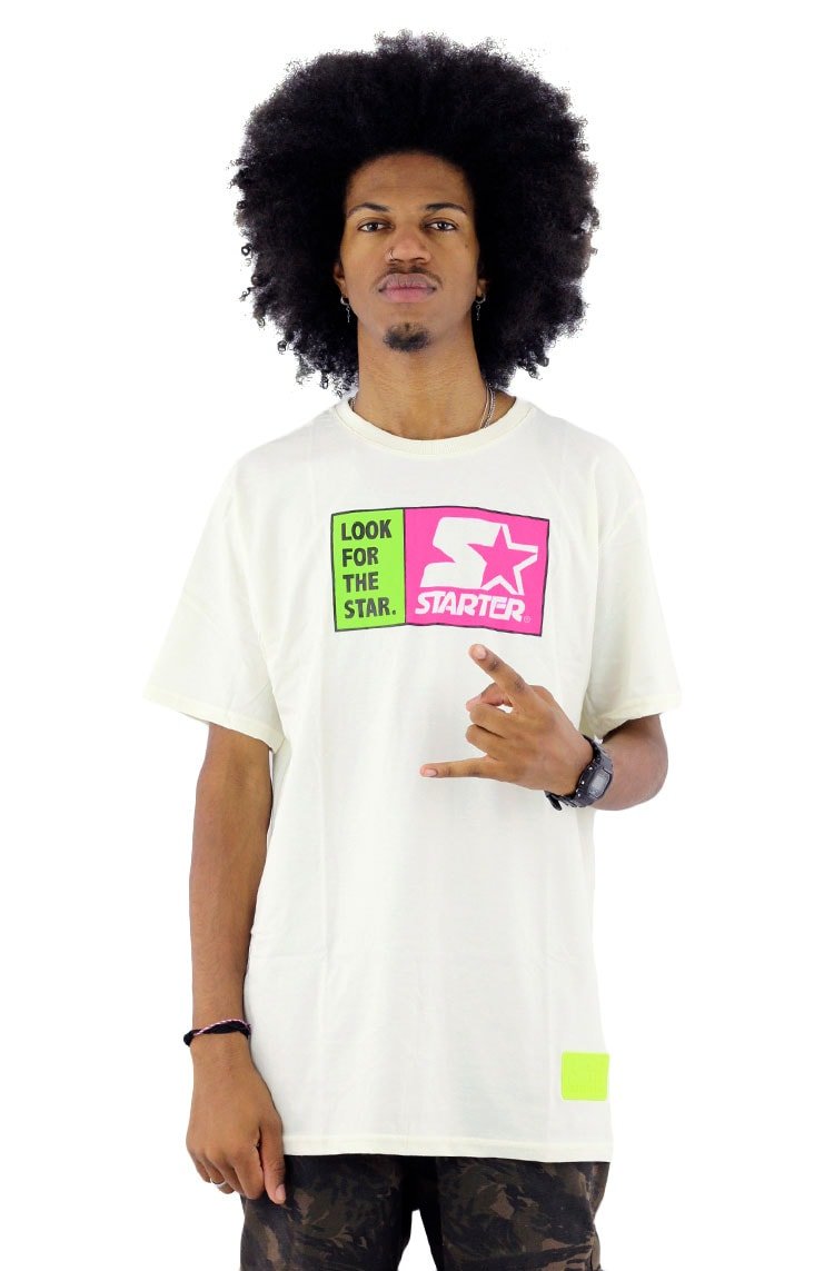 Camiseta Starter Look For The Star Bege - NewSkull