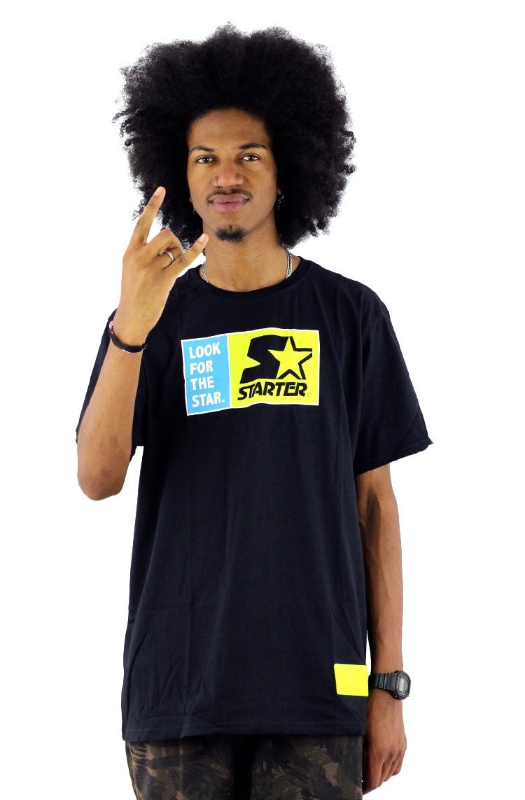Camiseta Starter Look For The Star Preta - NewSkull