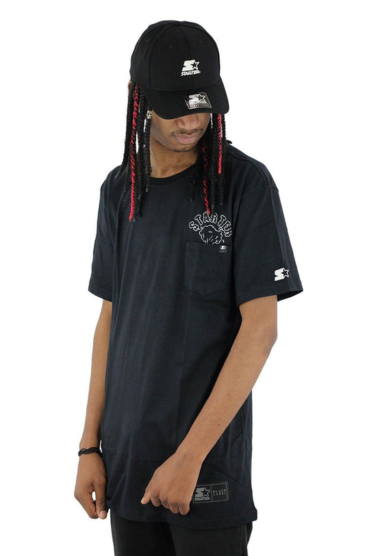 Camiseta Starter Pock Eruption Preta - NewSkull