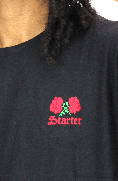 CAMISETA STARTER SCIENT OF FLOWER PRETO - NewSkull