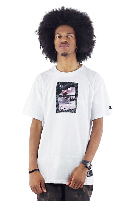 Camiseta Starter Skate Europa 96 Branca - NewSkull