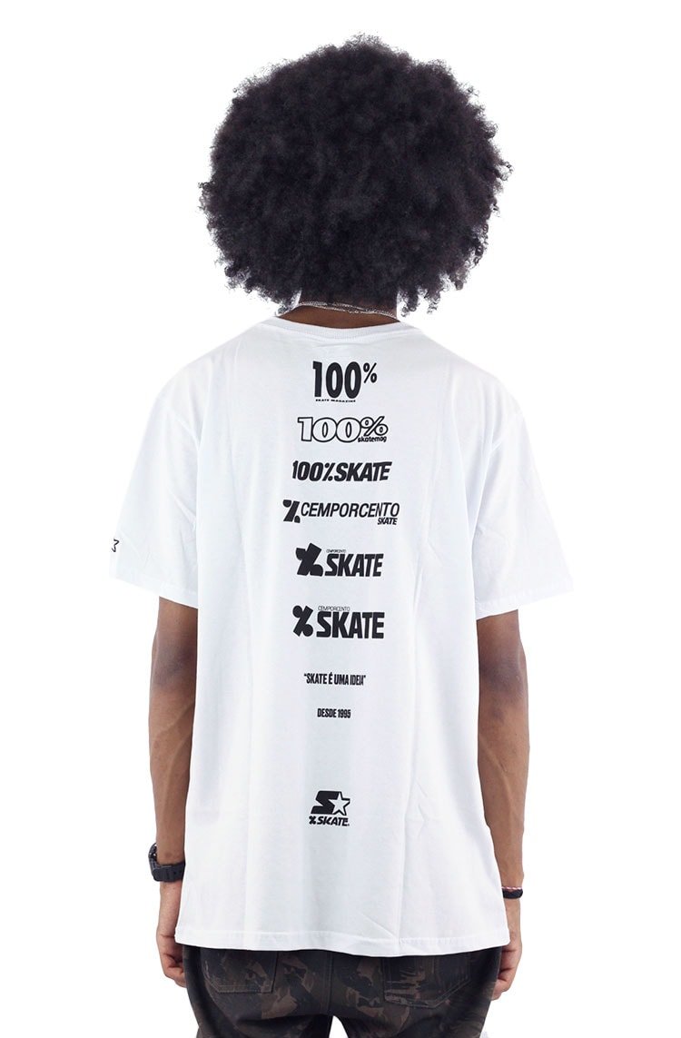 Camiseta Starter Skate Europa 96 Branca - NewSkull