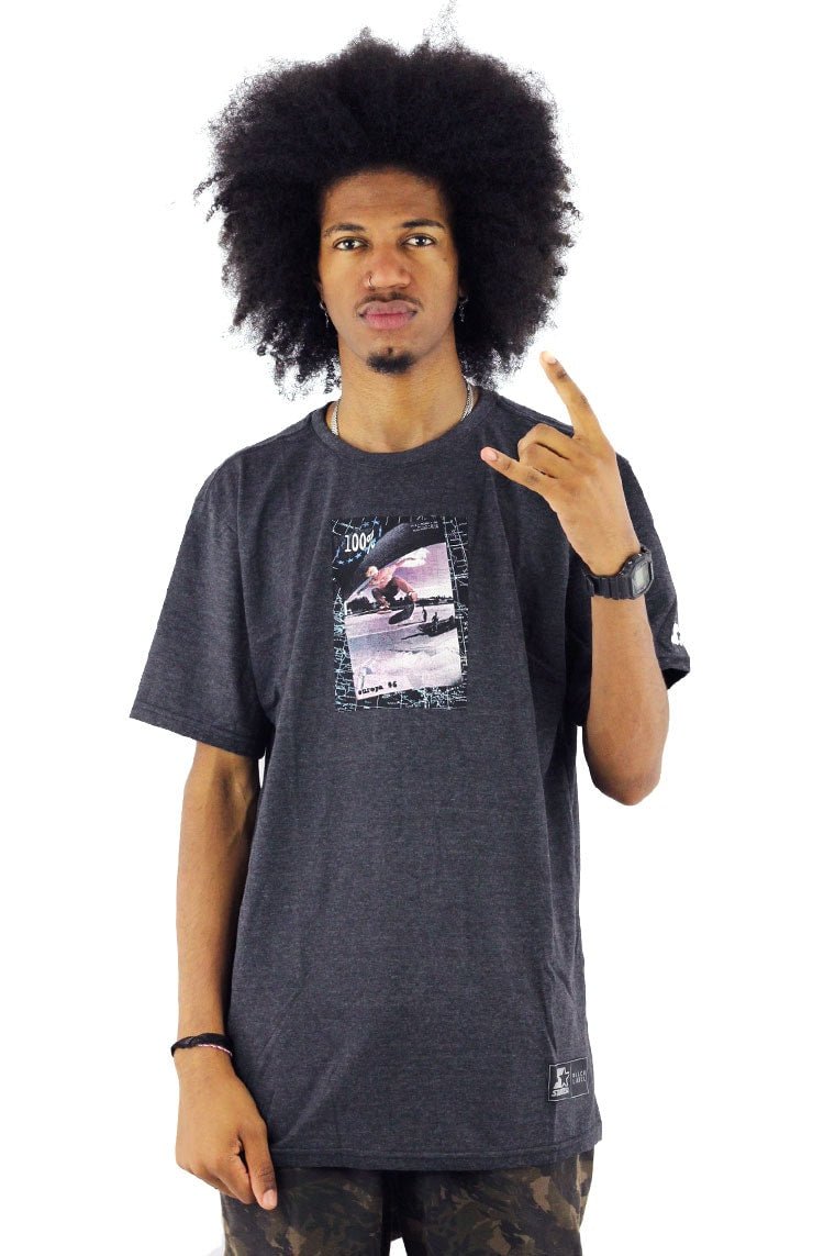 Camiseta Starter Skate Europa 96 Cinza/Mescla - NewSkull