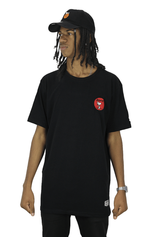 Camiseta Starter X Peanuts Snoopy Preto - NewSkull
