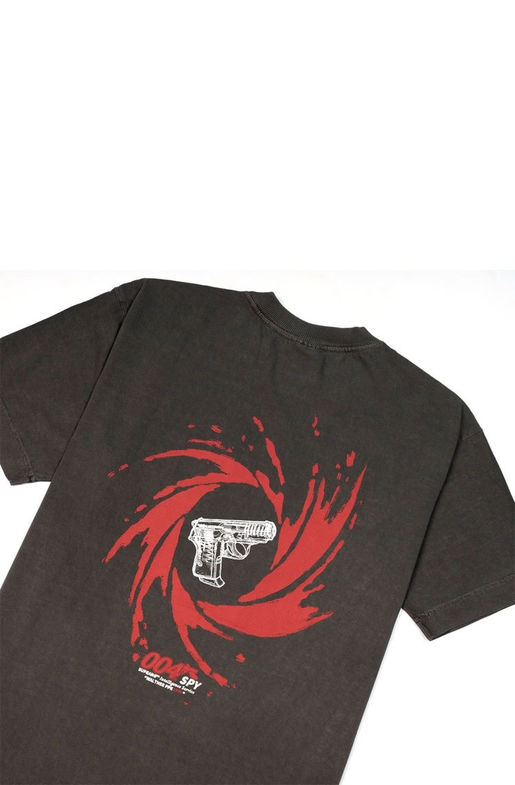 Camiseta Sufgang 004SPY Cinza Escuro - NewSkull