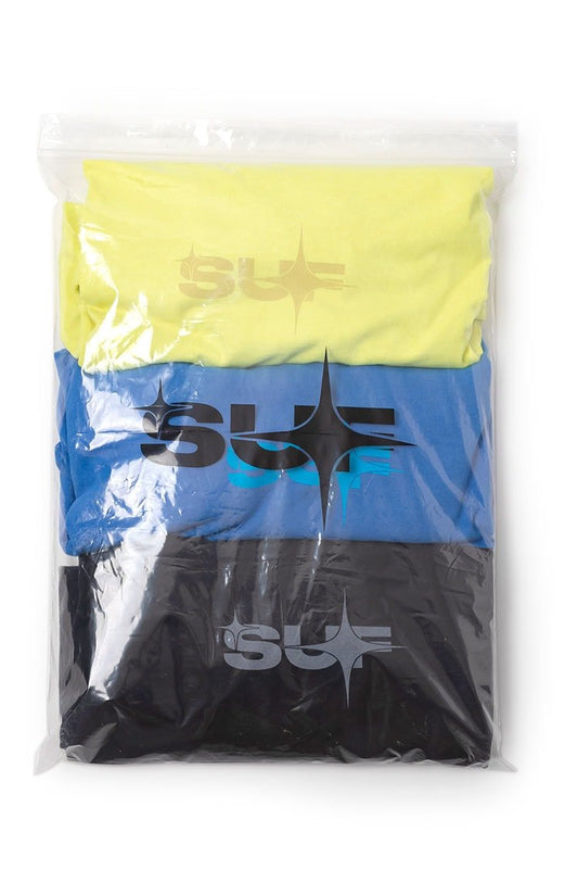 Camiseta Sufgang Basic Pack 3.0 Preto/Verde/Azul - NewSkull