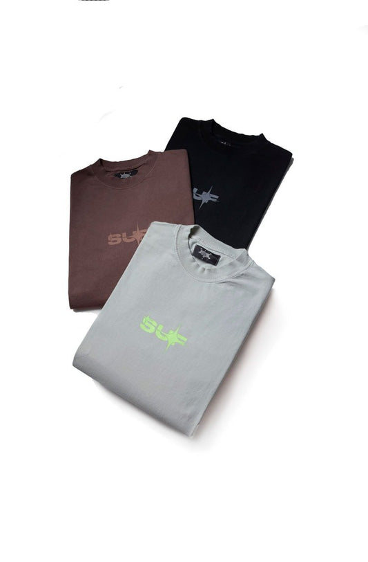 Camiseta Sufgang Basic Pack 4.0 Cinza/Marrom/Preto - NewSkull