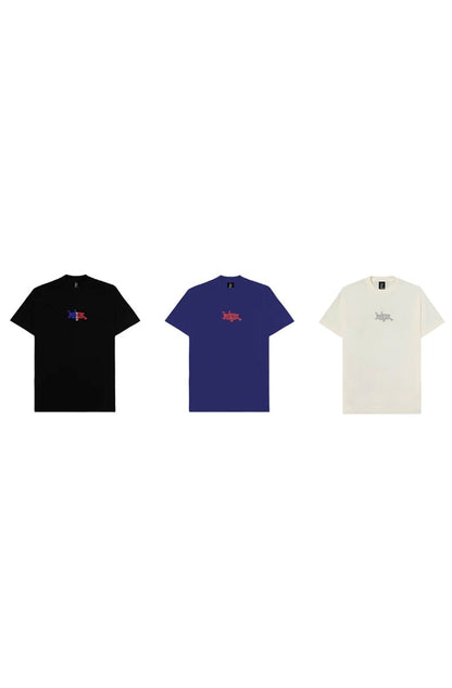 Camiseta Sufgang Basic Pack 5.4 Off - White/Preto/Azul - NewSkull
