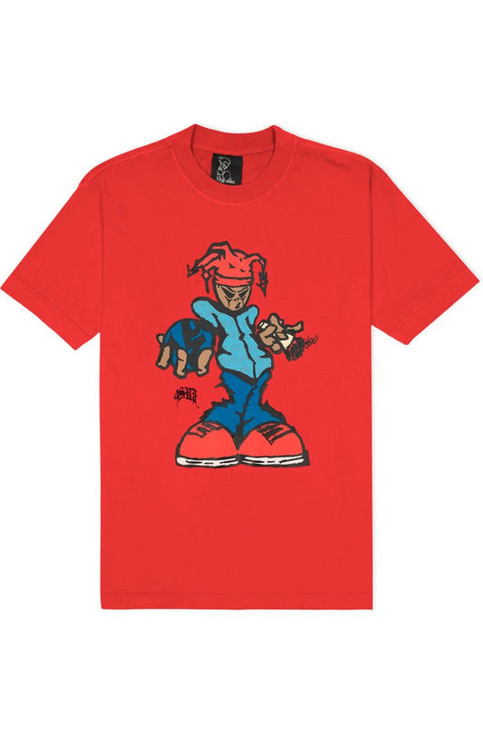 Camiseta Sufgang Joker $ Vermelho - NewSkull