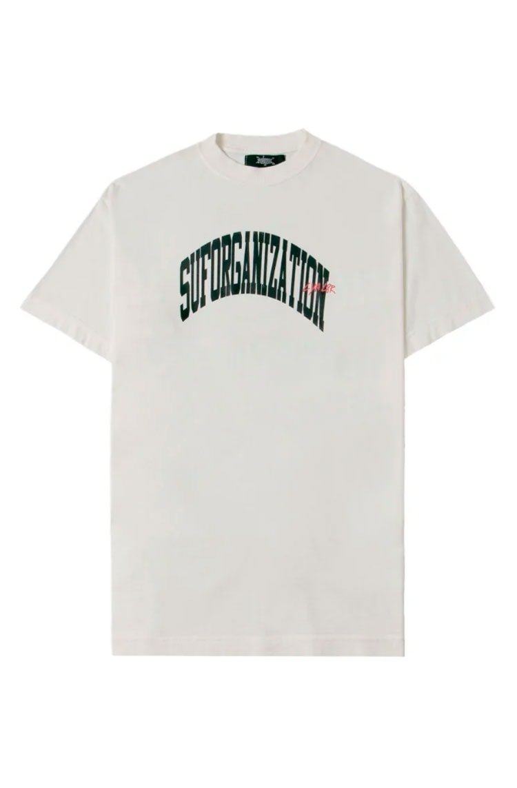 Camiseta Sufgang Slime Off White/Preto - NewSkull