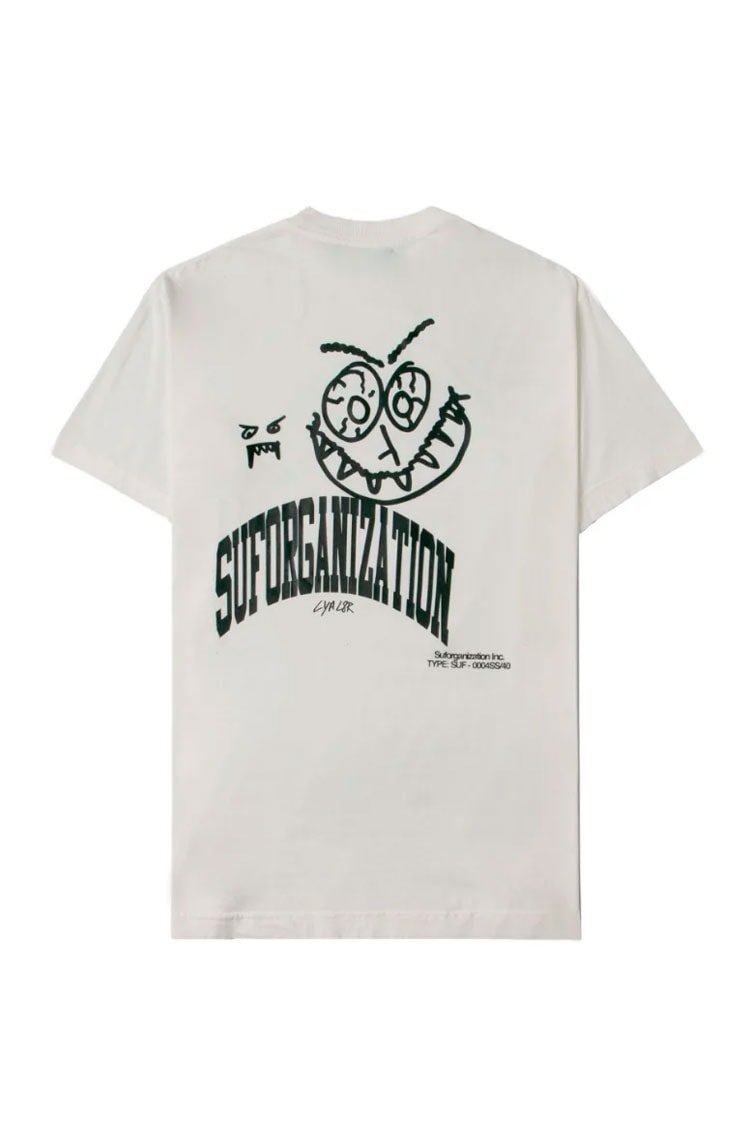 Camiseta Sufgang Slime Off White/Preto - NewSkull