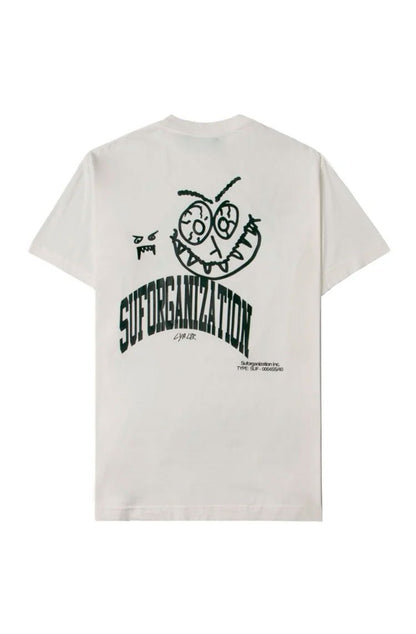Camiseta Sufgang Slime Off White/Preto - NewSkull