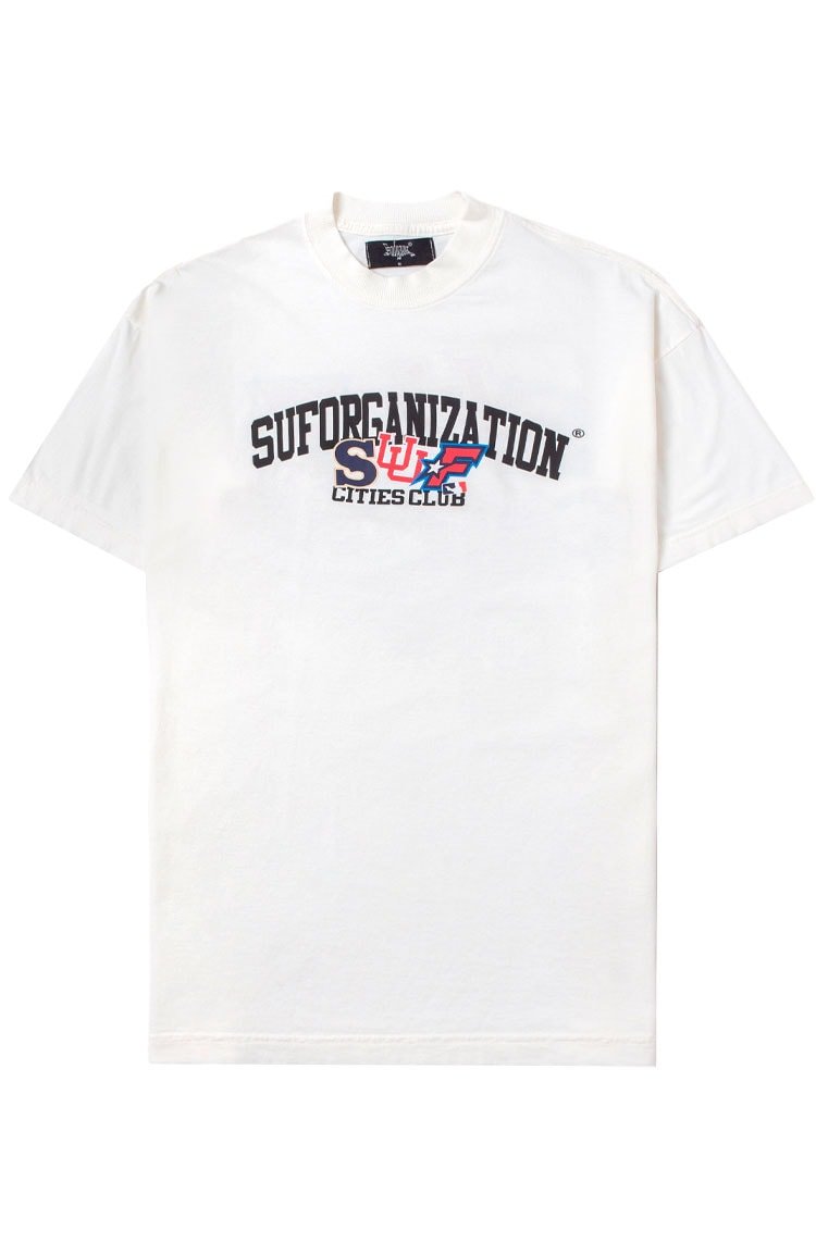 Camiseta Sufgang Sufcities Off White - NewSkull