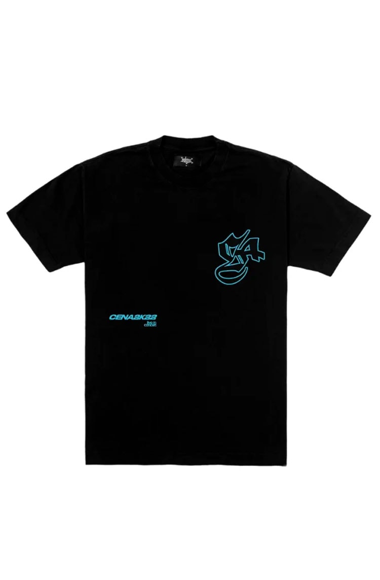 Camiseta Sufgang x Cena 2k22 - Camiseta S4 Preto/Azul - NewSkull