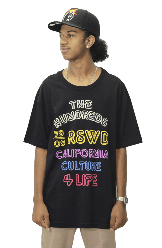 Camiseta The Hundreds Neon Preto - NewSkull