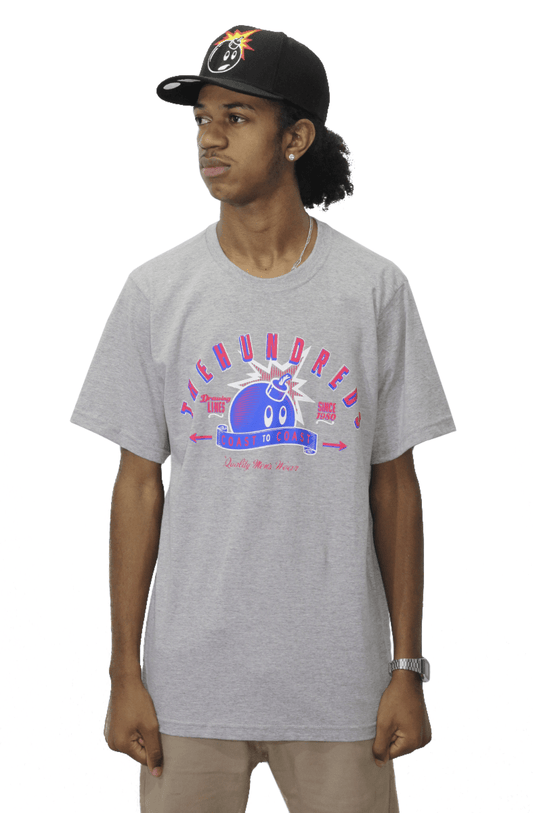 Camiseta The Hundreds Quality Cinza - NewSkull