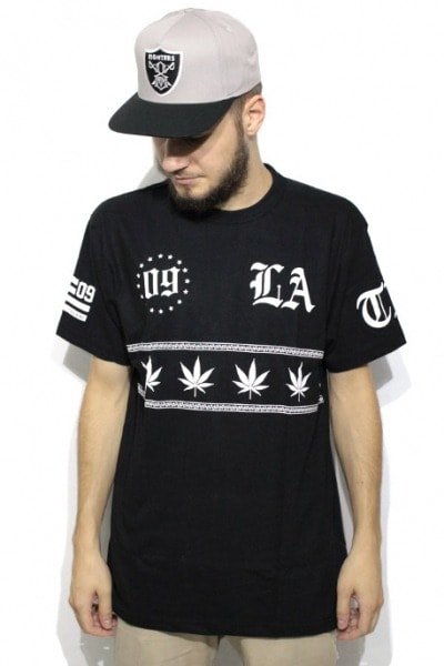 Camiseta Thug Nine LA OG Preto - NewSkull